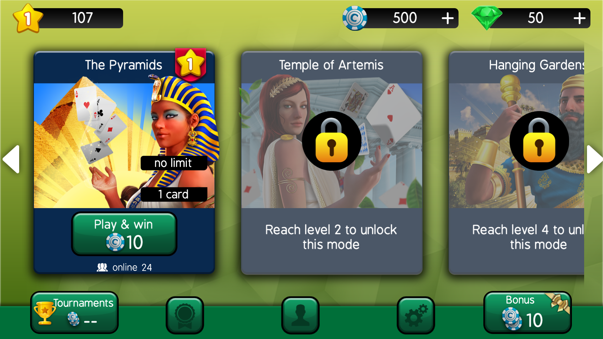 Solitaire Wonders Screenshot 1